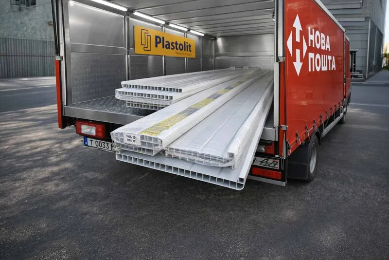 Доставка подоконников Plastolit Новой Почтой